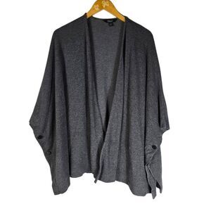 Simply Vera Vera Wang Heather Gray Sweater Cardigan